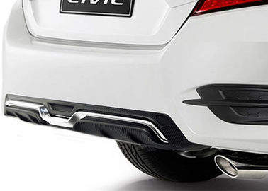 China Vervangende auto body kits Honda New Civic 2016 2018 Achterbumper Diffuser Carbon Fiber leverancier