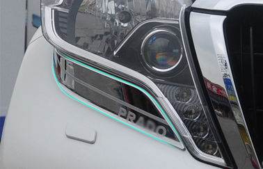 China Professionele chroom koplampen bezels / auto koplampen deksels voor Toyota Prado FJ150 2014 leverancier