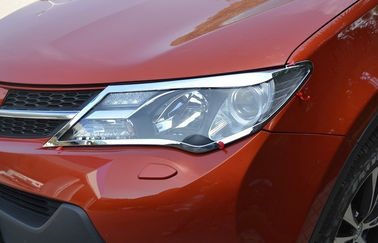 China High Precision Chrome koplamp bezels voor 2013 / 2014 Toyota RAV4 leverancier