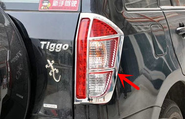 China Dekking van de douane de Autokoplamp, van de de Staartlamp van Chery Tiggo 2012 het Chroomrand leverancier