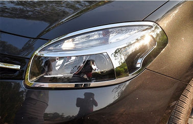 China Op maat gemaakte ABS-chroom koplampen bezels / auto koplampen voor Renault Koleos 2012 leverancier
