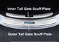 Roestvrij staal verlichte deurstoelen staartpoort schuifplaat voor Hyundai Elantra 2016 Avante leverancier
