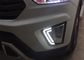 Hyundai 2014 2015 Dag Lopende Lichten van IX25 Creta met LEIDENE Gele Richtingaanwijzer leverancier