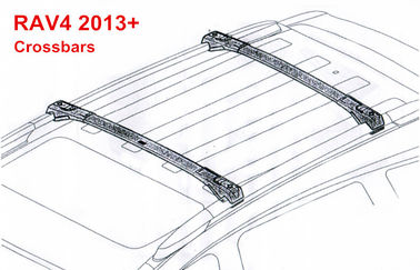 China OE stijl Dwarsbars voor 2013 2016 van de het Dakbagage van Toyota RAV4 het Reksporen leverancier