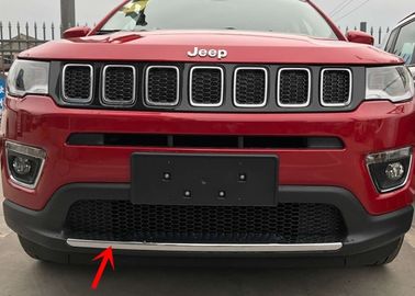 China Jeep Compass 2017 Auto Body Trim Parts, Gekromeerde Voorbumper Onderste Garnijs leverancier