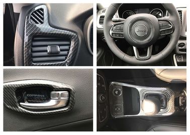 China Jeep Compass 2017 Carbon Fiber Style Air Outlet Moulding, stuurwiel behang etc. leverancier