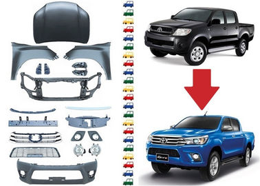 China Gezichtsverbetering voor Toyota Hilux Vigo 2009 en 2012, Upgrade Body Kits naar Hilux Revo 2016 leverancier