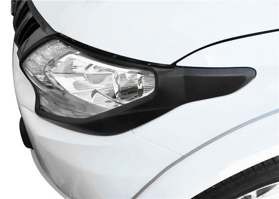 Goede prijs. Duurzame accessoires Zwarte chroom koplamp bezels Voor Mitsubishi Triton L200 2015 2018 online