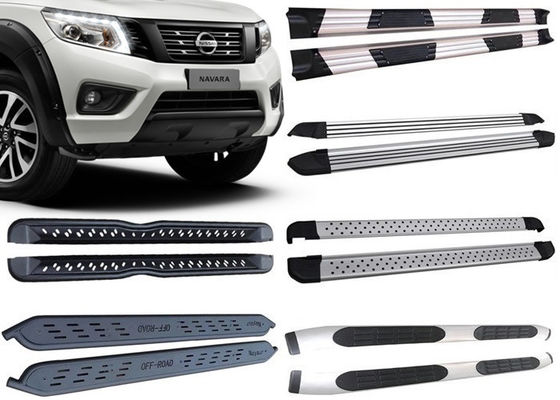 Goede prijs. Zwarte en zilveren rijplanken voor 2015 2018 Nissan Navara Pick Up Fabrieken online