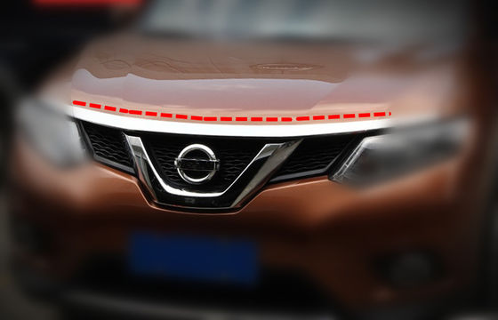 Goede prijs. NISSAN X-TRAIL 2014 Auto Body Trim Parts ABS Gekroomde motorkap Trim strip online