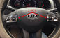 Custom Auto Interieur Trim Parts Chroom ABS stuurwiel Trim voor KIA Sportage R 2014 leverancier