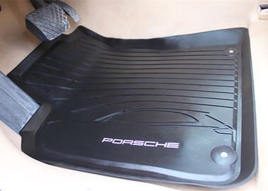 Goede prijs. Zwarte PVC vloermatten voor Porsche Macan 2014 2016, voetmat met originele stijl logo online