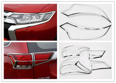 Goede prijs. Mitsubishi auto koplamp hoesjes, nieuwe Outlander 2016 Gekromeerde koplamp Bezel en staart lamp vormgeving online