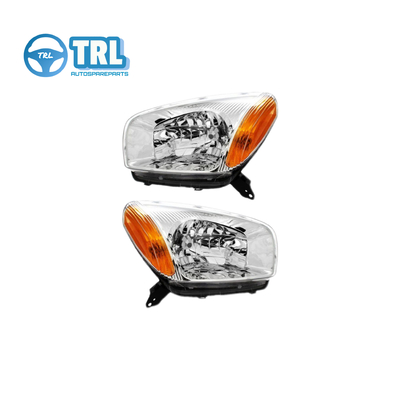 8113042310 Toyota Rav4 koplampen in originele grootte Wit / Chrome / Zwart 8117042310
