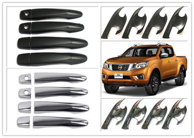 Goede prijs. NISSAN NAVARA NP300 2015 Frontier Side Door Handle Inserts en Covers, Zwart en Chrome online