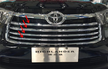 Goede prijs. Glanzend Chrome Auto Body Parts Voor Highlander 2014 2015, Front Grille Garnisch online